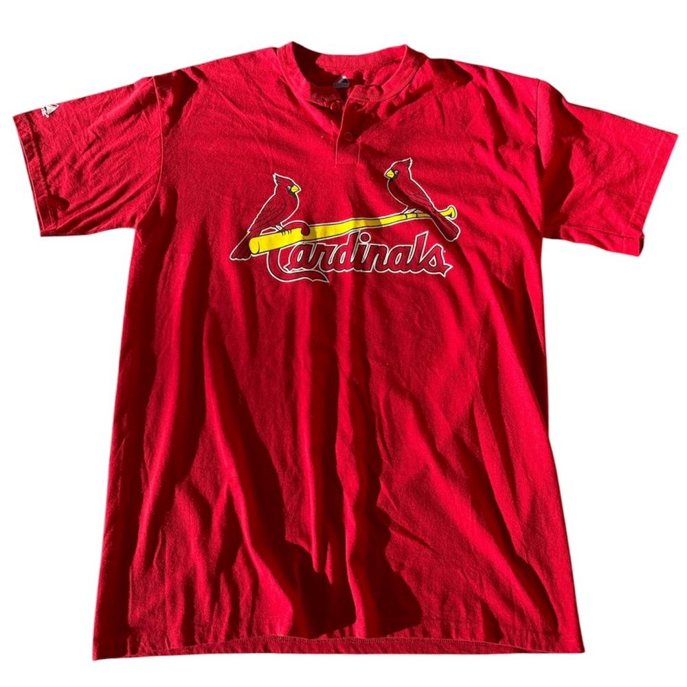 Cardinals Majestic Red Shirt, Size XL